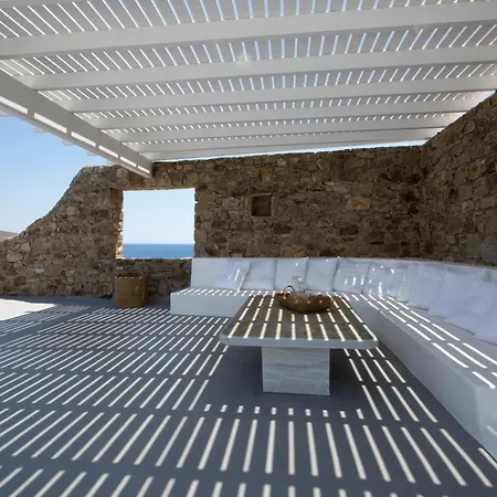 Villa Casadei Pool 4-bdr Sea View 'anemos' & 'petra' With Nighttime Security Guard Panormos (Mykonos)