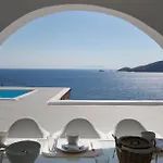 Casadei Pool 4-bdr Sea View 'anemos' & 'petra' With Nighttime Security Guard Panormos (Mykonos)