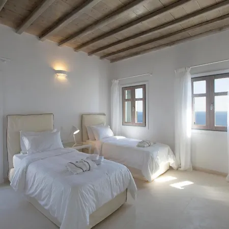 Casadei Pool 4-bdr Sea View 'anemos' & 'petra' With Nighttime Security Guard * פנורמוס מיקונוס