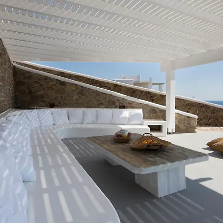 Villa Casadei Pool 4-bdr Sea View 'anemos' & 'petra' With Nighttime Security Guard Panormos (Mykonos)